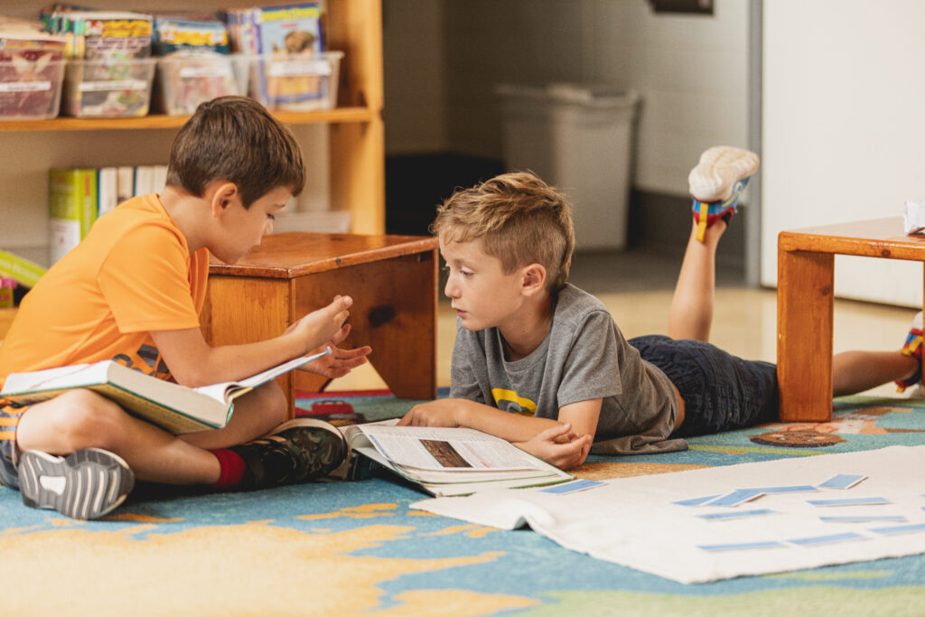 Mixed age classrooms - Montessori education