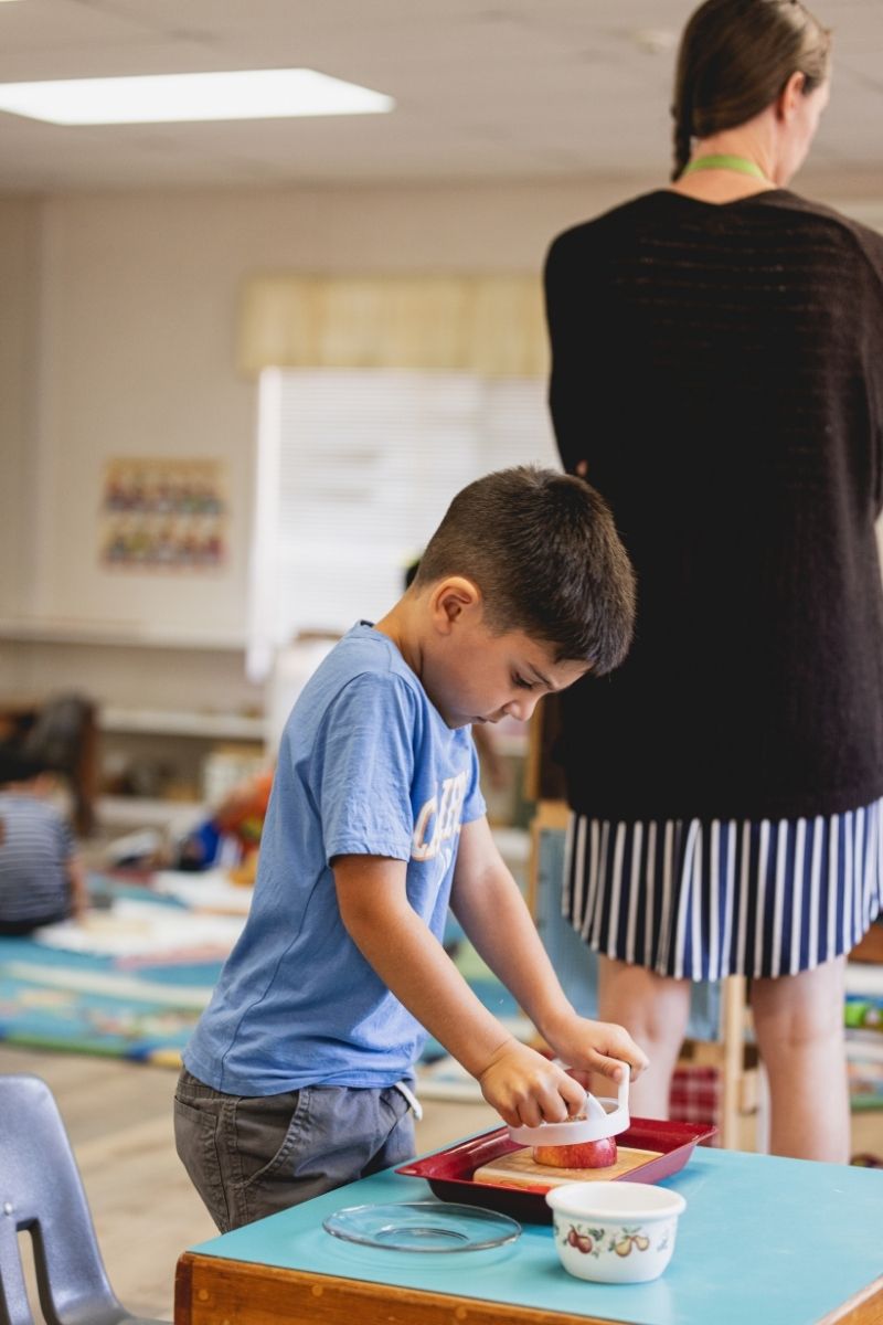 Early Childhood Montessori program (ages 2½–6) at Country Montessori School in Poway, CA